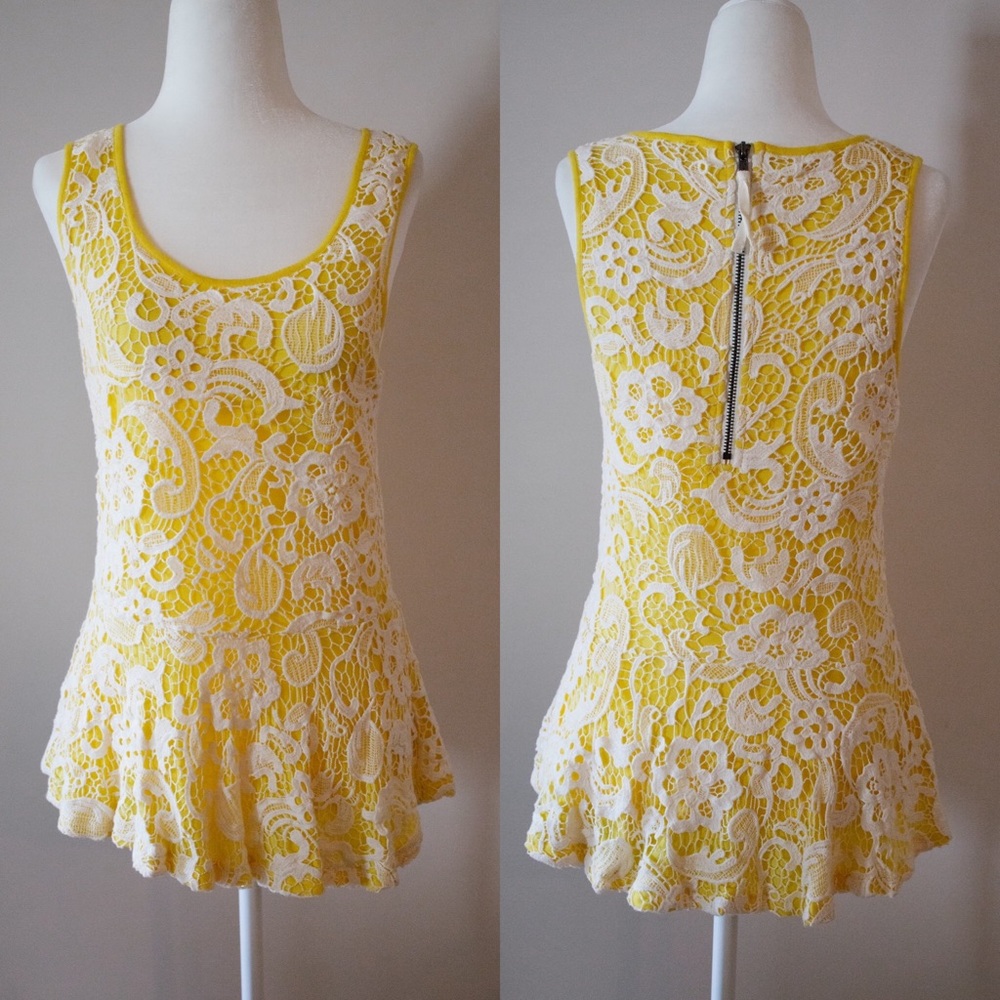 Anthropologie peplum top